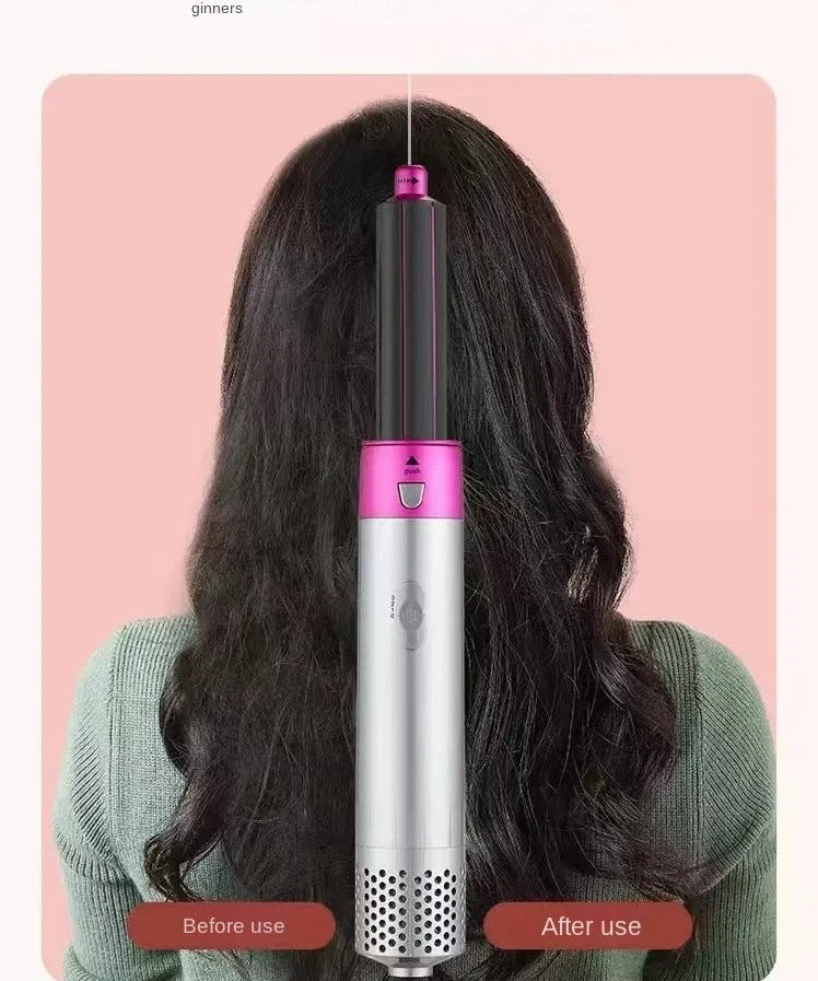5-in-1 Hot Air Hair Dryer and Curler – Multi-Function Tool Set