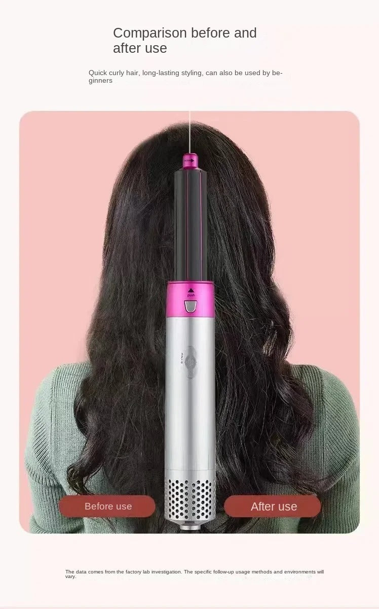 5-in-1 Hot Air Hair Dryer and Curler – Multi-Function Tool Set
