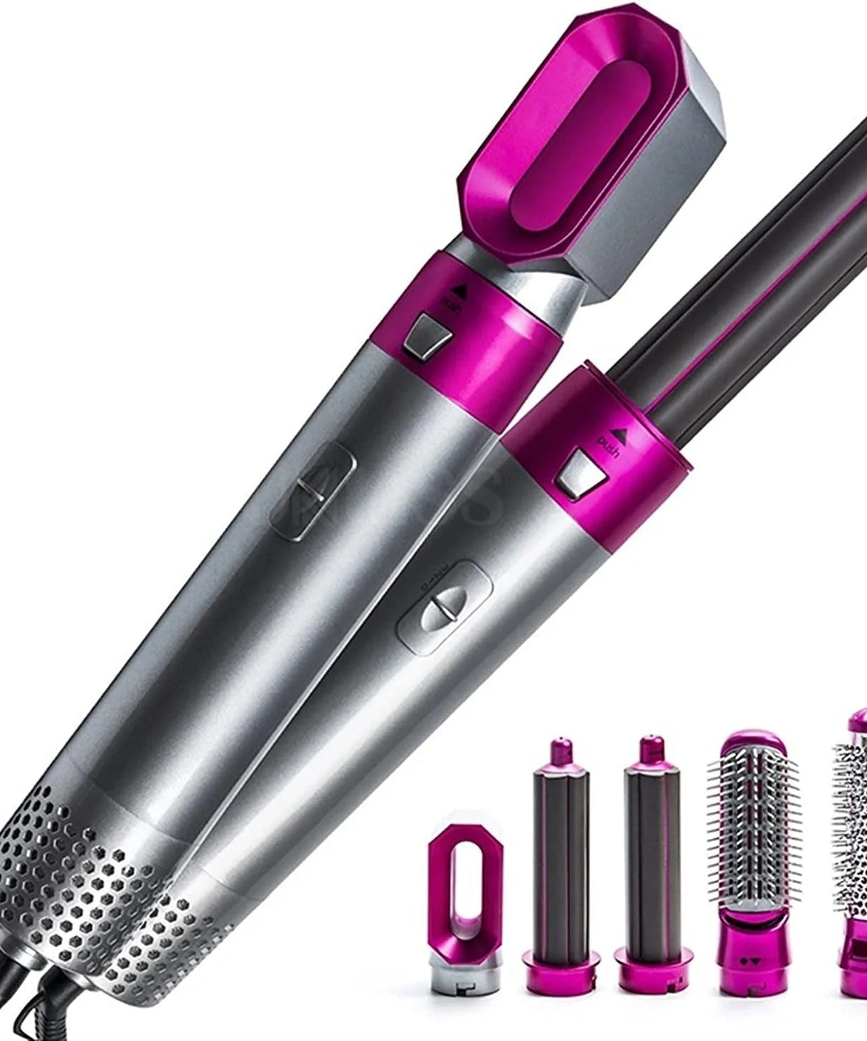 5-in-1 Hot Air Hair Dryer and Curler – Multi-Function Tool Set