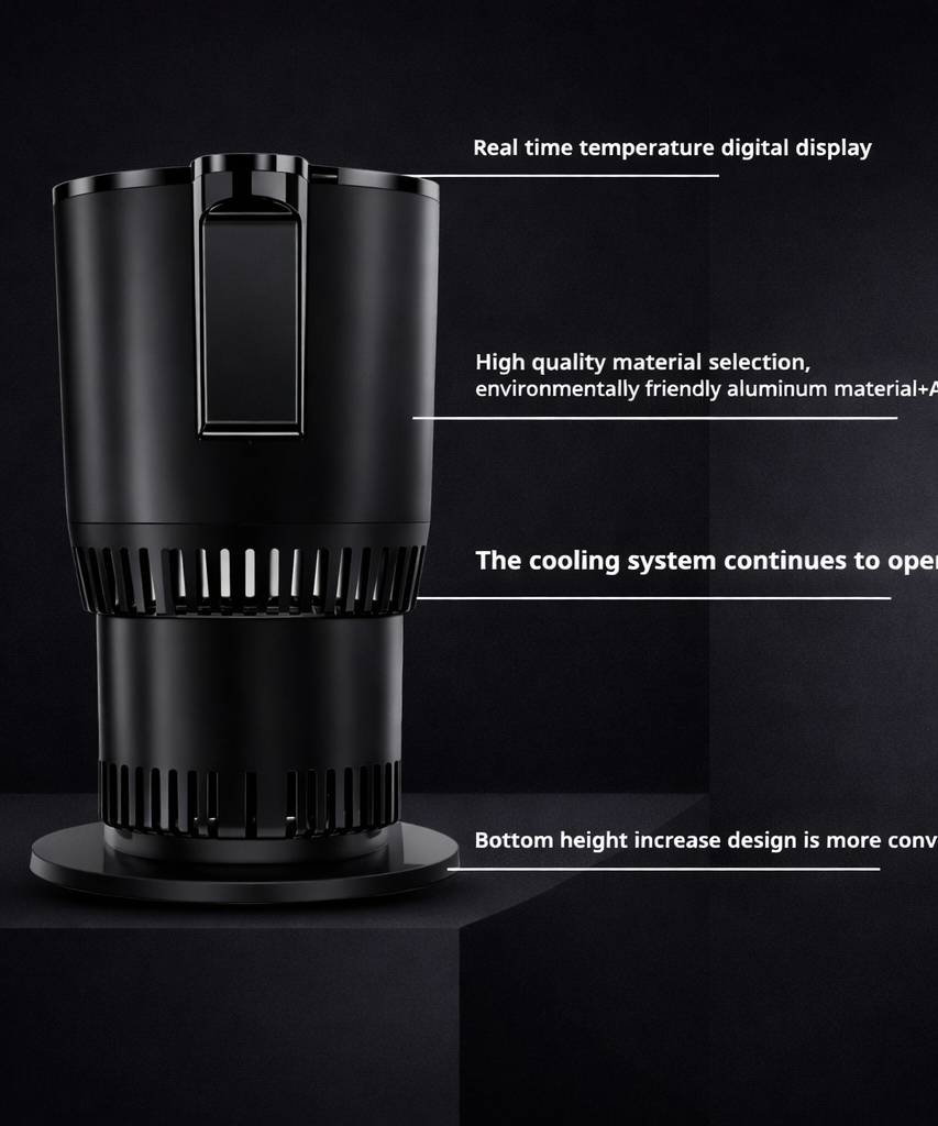 Car Cooling and Heating Cup 12V Auto Temperature Control for Beverage Bottles