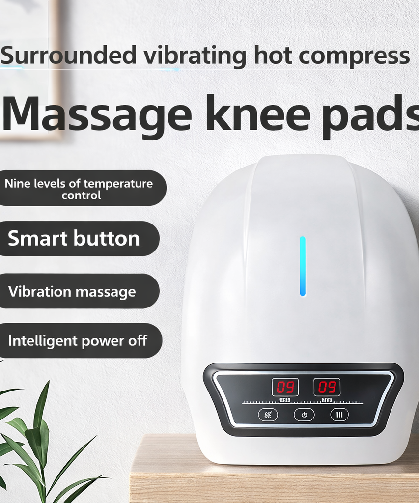 Wireless Knee Massager with Heating & Vibration Rechargeable Device
