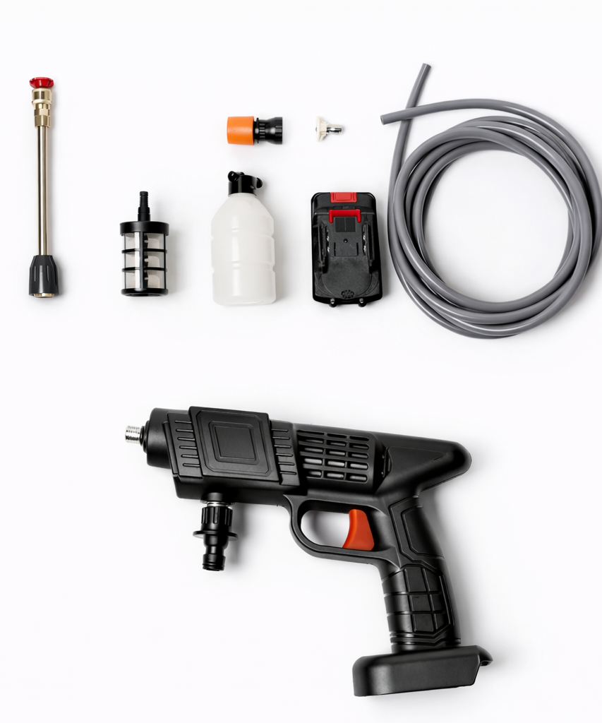 Cordless Pressure Washer Gun 68V – Portable Car Wash Kit