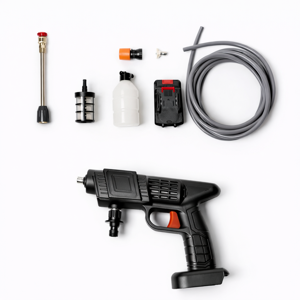 Cordless Pressure Washer Gun 68V – Portable Car Wash Kit