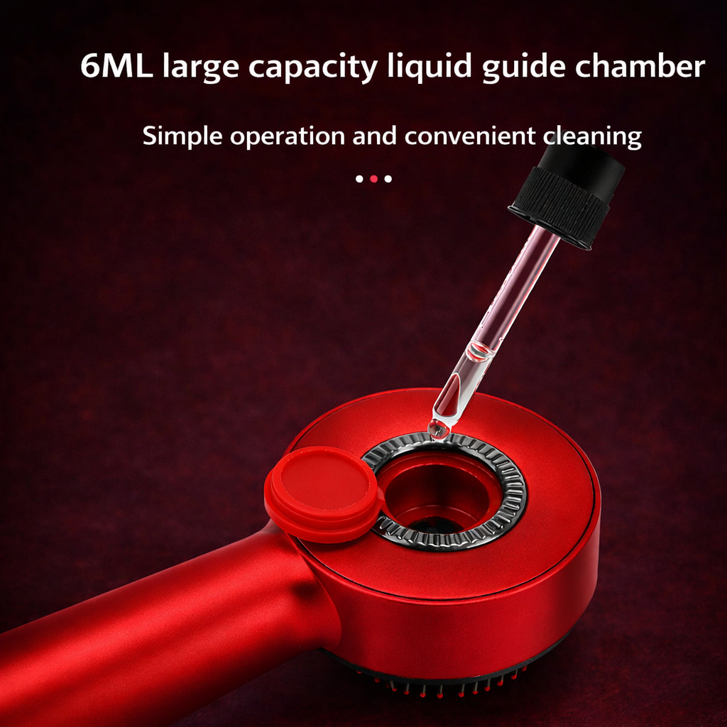 Electric Massage Comb with Red Light – USB Scalp Massager